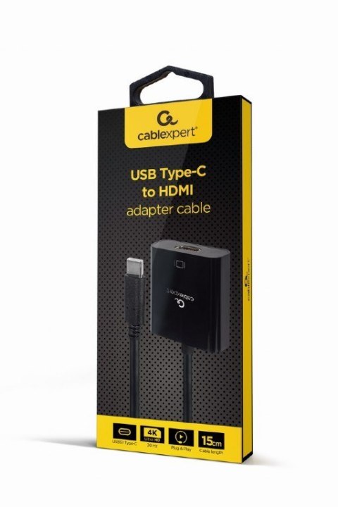 Adapter USB-C do HDMI 4K 30Hz female 15 cm Gembird