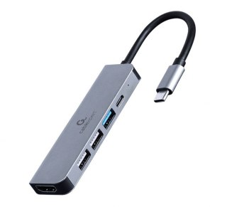 Adapter wieloportowy USB-C 5w1, PD, HDMI, USB 3.1, USB 2.0x2 Gembird