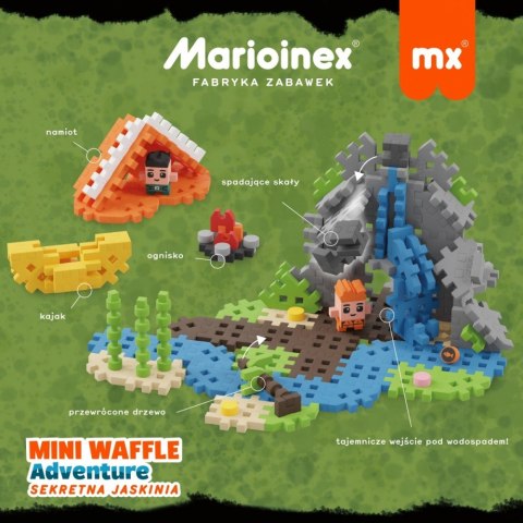 Klocki Waffle mini - Sekretna jaskinia Marioinex Klocki Waffle mini - Sekretna jaskinia Marioinex