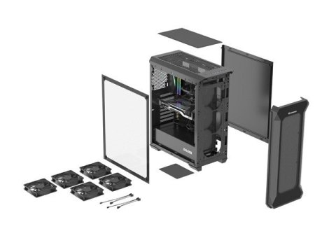 Obudowa Genesis Irid 505F z oknem USB 3.0 Natec Obudowa Genesis Irid 505F z oknem USB 3.0 Natec