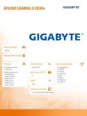 Płyta główna B760M GAMING X DDR4 s1700 DDR4 DP/HDMI mATX Gigabyte