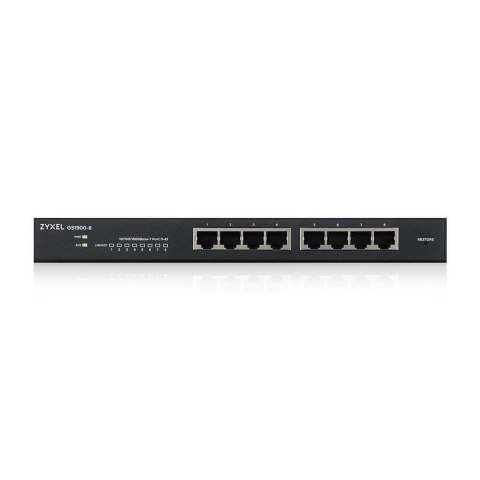 Przełącznik zarządzalny GS-1900-8 switch 8x1GbE RJ-45 Zyxel Przełącznik zarządzalny GS-1900-8 switch 8x1GbE RJ-45 Zyxel