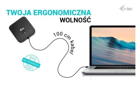 Stacja dokująca USB-C HDMI Dual DP Docking Station Power Delivery 100 W I-tec Stacja dokująca USB-C HDMI Dual DP Docking Station Power Delivery 100 W I-tec