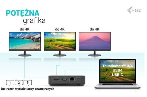 Stacja dokująca USB-C HDMI Dual DP Docking Station Power Delivery 100 W + i-tec Universal Charger 100 W I-tec Stacja dokująca USB-C HDMI Dual DP Docking Station Power Delivery 100 W + i-tec Universal Charger 100 W I-tec