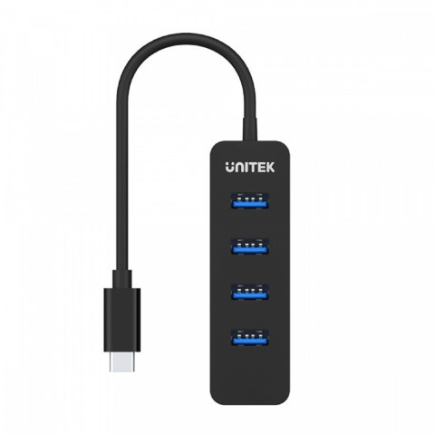 HUB USB-C; 4x USB-A 3.1; Aktywny; 10W; H1117B Unitek HUB USB-C; 4x USB-A 3.1; Aktywny; 10W; H1117B Unitek