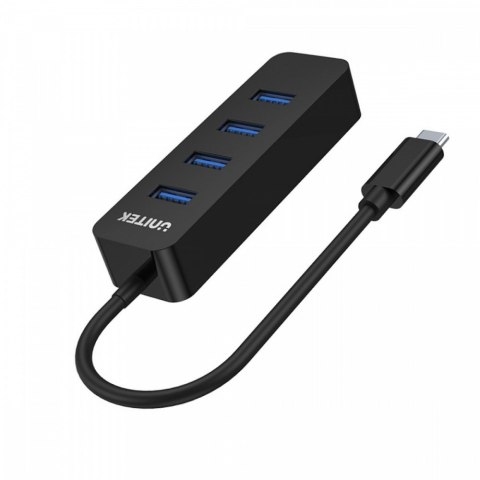 HUB USB-C; 4x USB-A 3.1; Aktywny; 10W; H1117B Unitek HUB USB-C; 4x USB-A 3.1; Aktywny; 10W; H1117B Unitek