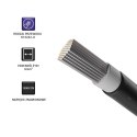Kabel solarny fotowoltaiczny | 6mm2 | 100m | Czarny Qoltec
