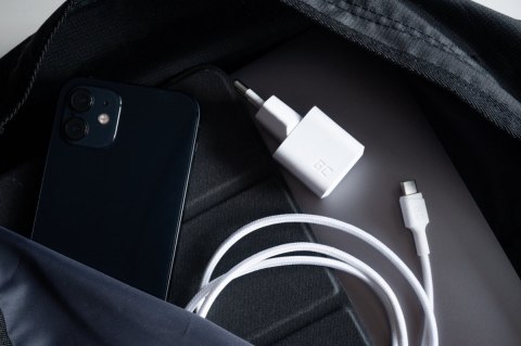 Ładowarka GC PowerGaN 33W PD 3.0 QC 3.0 USB-C biała Green Cell Ładowarka GC PowerGaN 33W PD 3.0 QC 3.0 USB-C biała Green Cell