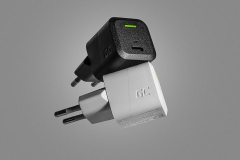 Ładowarka GC PowerGaN 33W PD 3.0 QC 3.0 USB-C biała Green Cell Ładowarka GC PowerGaN 33W PD 3.0 QC 3.0 USB-C biała Green Cell
