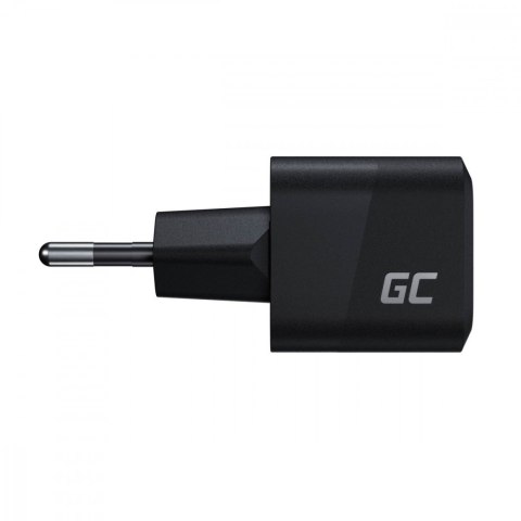 Ładowarka GC PowerGaN 33W PD 3.0 QC 3.0 USB-C czarna Green Cell Ładowarka GC PowerGaN 33W PD 3.0 QC 3.0 USB-C czarna Green Cell