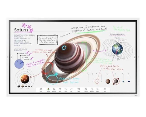 Monitor profesjonalny WM65B 65 cali Flip PRO Dotykowa 350(cd/m2) 3840x2160 (UHD) Flip App USB-C Wi-Fi/BT 3 lata On-Site (LH65W Samsung