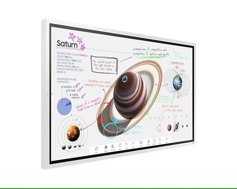 Monitor profesjonalny WM65B 65 cali Flip PRO Dotykowa 350(cd/m2) 3840x2160 (UHD) Flip App USB-C Wi-Fi/BT 3 lata On-Site (LH65W Samsung