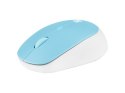Mysz bezprzewodowa Harrier 2 Bluetooth 5.1 biało-niebieska Natec