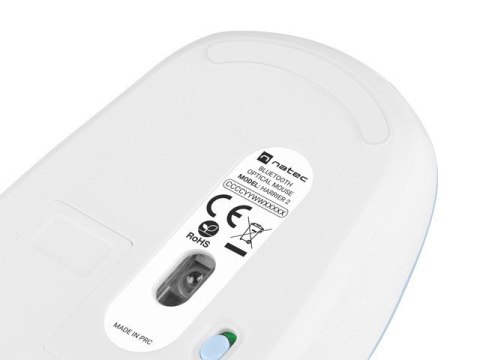 Mysz bezprzewodowa Harrier 2 Bluetooth 5.1 biało-niebieska Natec Mysz bezprzewodowa Harrier 2 Bluetooth 5.1 biało-niebieska Natec