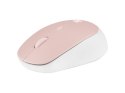 Mysz bezprzewodowa Harrier 2 Bluetooth 5.1 biało-różowa Natec
