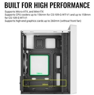 Obudowa CS-109 RGB USB 3.0 Mini Tower biała AeroCool