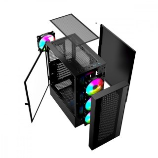 Obudowa Midi Tower Fornax 4000 ARGB czarna Gembird