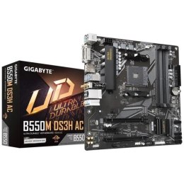 Płyta główna B550M DS3H AC AM4 4DDR4 HDMI/DVI M.2 mATX Gigabyte