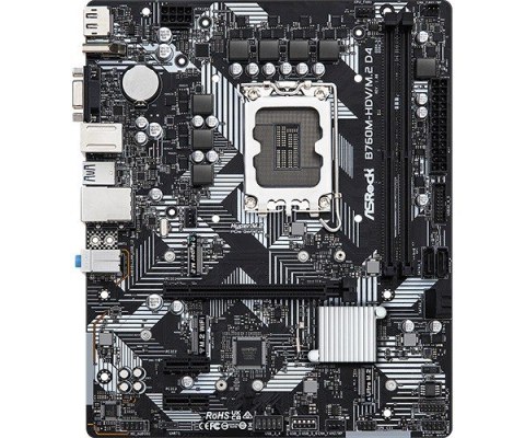 Płyta główna B760M-HDV/M.2 D4 s1700 2DDR4 DP/HDMI mATX ASRock Płyta główna B760M-HDV/M.2 D4 s1700 2DDR4 DP/HDMI mATX ASRock