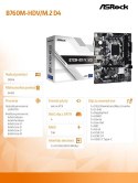 Płyta główna B760M-HDV/M.2 D4 s1700 2DDR4 DP/HDMI mATX ASRock
