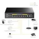 Przełącznik GS1010PE 8xGE PoE+ 120W 2xGb Uplink Cudy