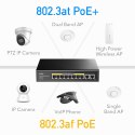 Przełącznik GS1010PE 8xGE PoE+ 120W 2xGb Uplink Cudy
