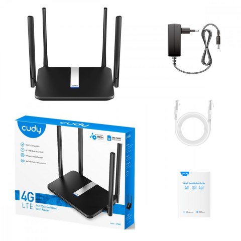 Router LT500 Mesh AC1200 4G LTE SIM Cudy