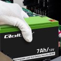 Akumulator AGM | 12V | 7Ah | max. 105A | Security Qoltec