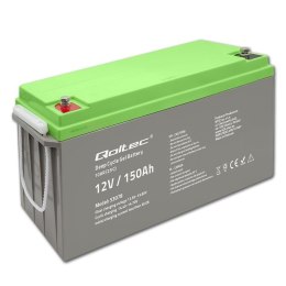 Akumulator żelowy Deep Cycle | 12V | 150Ah Qoltec