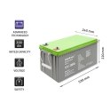 Akumulator żelowy Deep Cycle | 12V | 200Ah Qoltec