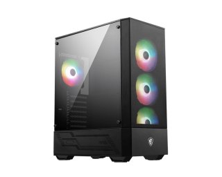 Obudowa komputerowa MAG FORGE 112R wentylatory ARGB, szkło hartowane, 2xUSB MSI