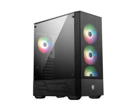 Obudowa komputerowa MAG FORGE 112R wentylatory ARGB, szkło hartowane, 2xUSB MSI