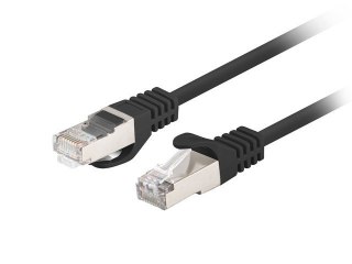 Patchcord kat.6 FTP 1m czarny 10-pak fluke passed Lanberg