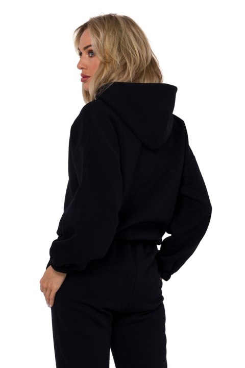 Bluza Damska Model MOE759 Black - Moe Bluza Damska Model MOE759 Black - Moe