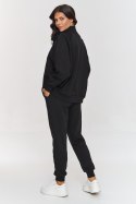 Spodnie Komplet Model A5 Black - Makadamia