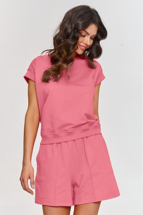 Spodnie Komplet Model M866 Baby Pink - Makadamia Spodnie Komplet Model M866 Baby Pink - Makadamia