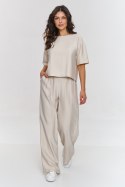 Spodnie Komplet Model M881 Light Beige - Makadamia