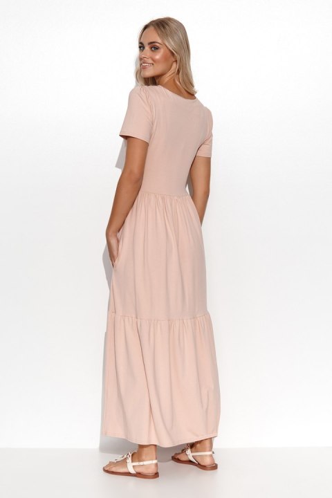 Sukienka Model M549 Powder Pink - Makadamia Sukienka Model M549 Powder Pink - Makadamia