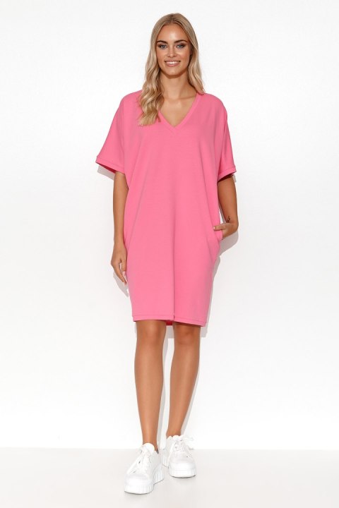Sukienka Model M778 Baby Pink - Makadamia Sukienka Model M778 Baby Pink - Makadamia