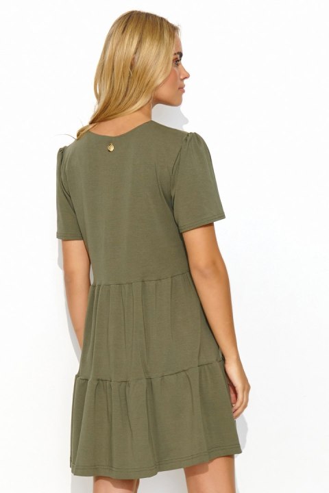 Sukienka Model M819 Khaki - Makadamia Sukienka Model M819 Khaki - Makadamia
