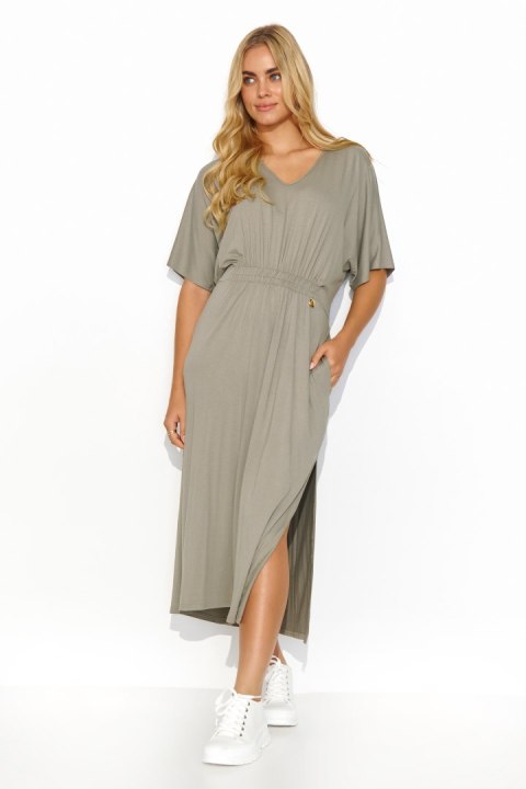 Sukienka Model M822 Taupe - Makadamia Sukienka Model M822 Taupe - Makadamia