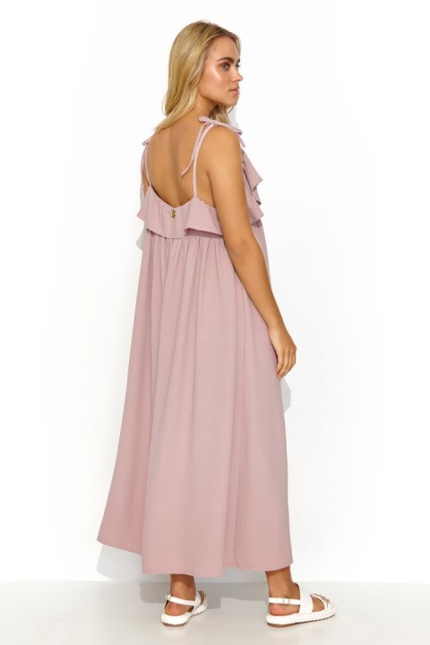 Sukienka Model M834 Dirty Pink - Makadamia Sukienka Model M834 Dirty Pink - Makadamia