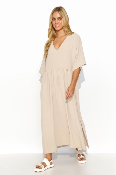 Sukienka Model M835 Light Beige - Makadamia Sukienka Model M835 Light Beige - Makadamia