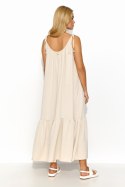 Sukienka Model M836 Light Beige - Makadamia