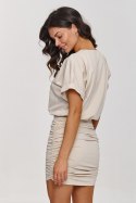 Sukienka Model M877 Light Beige - Makadamia