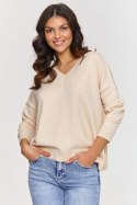 Sweter Damski Model S158 Light Beige - Makadamia