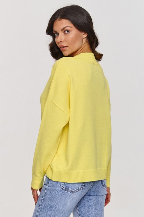Sweter Damski Model S158 Yellow - Makadamia Sweter Damski Model S158 Yellow - Makadamia