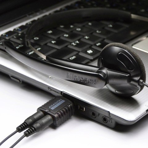 ADA-17 Zewnętrzna karta dzwiękowa, USB 2.0 MINI, 96kHz/24-bit stereo, wejście USB-A AXAGON ADA-17 Zewnętrzna karta dzwiękowa, USB 2.0 MINI, 96kHz/24-bit stereo, wejście USB-A AXAGON