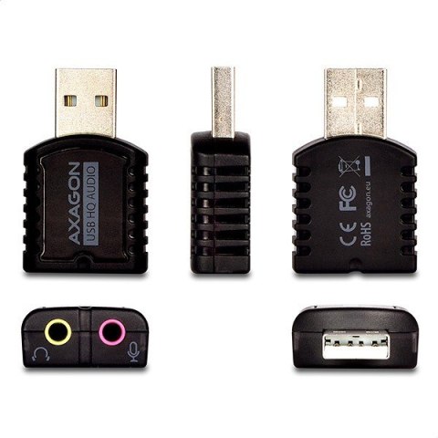 ADA-17 Zewnętrzna karta dzwiękowa, USB 2.0 MINI, 96kHz/24-bit stereo, wejście USB-A AXAGON ADA-17 Zewnętrzna karta dzwiękowa, USB 2.0 MINI, 96kHz/24-bit stereo, wejście USB-A AXAGON