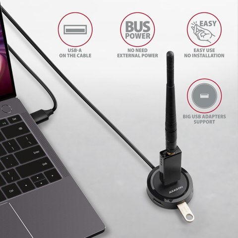 HUE-P1AL Hub 4-portowy USB 3.2 Gen 1 ROUND, micro USB, 1.2m USB-A kabel AXAGON HUE-P1AL Hub 4-portowy USB 3.2 Gen 1 ROUND, micro USB, 1.2m USB-A kabel AXAGON
